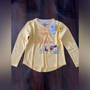 Appaman X Peanuts, yellow long sleeve t shirt